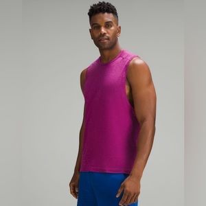 Lululemon Athletica Metal Vent Tech Sleeveless Muscle Tee Mens XXL Mauve